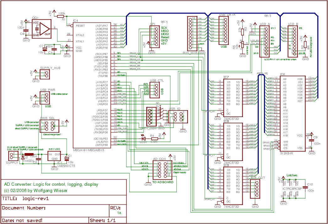 High Precision Voltmeter Logic circuit schematic [34kb]