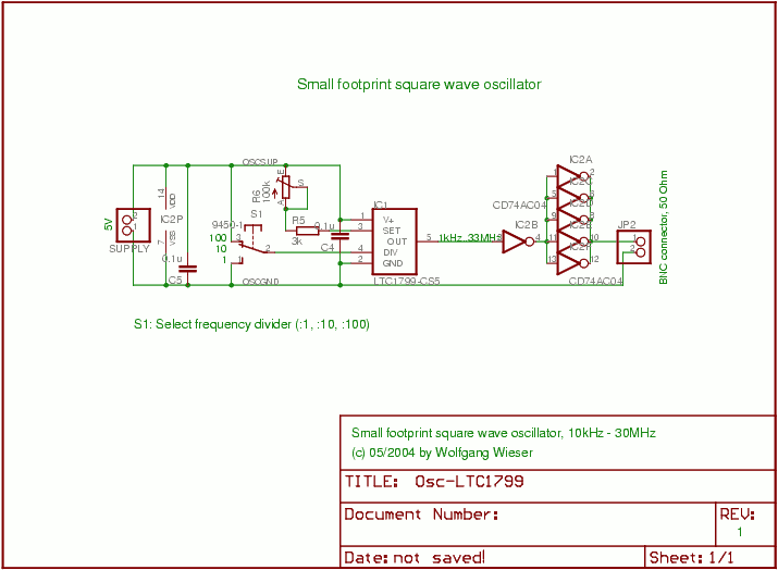 oscillator circuit schematic [9kb]