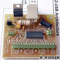 USB-FX2 Rev.1 board image (top) [14kb]