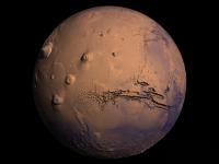 Mars color & topo [3kb]