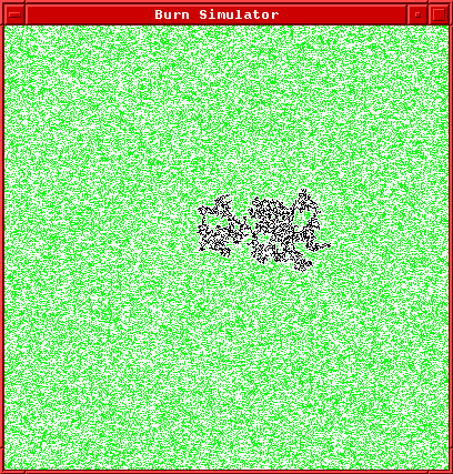 Burn simulation: Tree density 0.4 [25kb]