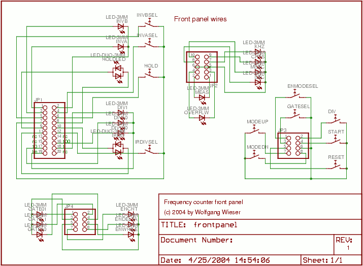 Frontpanel schematic circuit schematic [13kb]