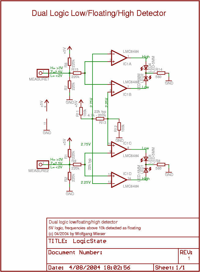 low/floating/high detector circuit schematic [15kb]