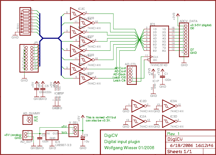 USB-Live-Osci: Digital input board circuit schematic [15kb]