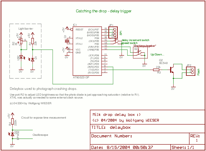 Delay box: circuit sheet [14kb]